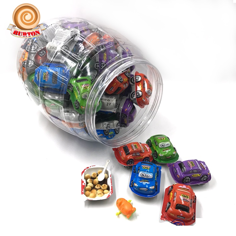 Сладкий набор с игрушкой Mini Car Toy Egg 8г/60шт/6бл/Скиф