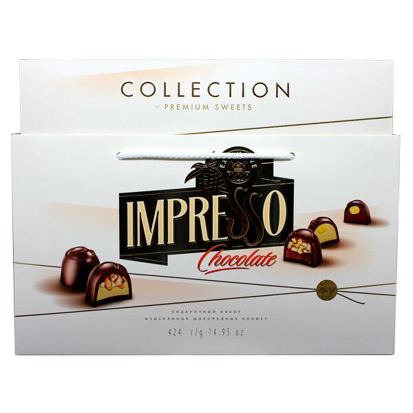 Collection где купить. Набор конфет impresso Premium, 424 г. Шоколадные конфеты Импрессо. Конфеты Импрессо 424 гр.