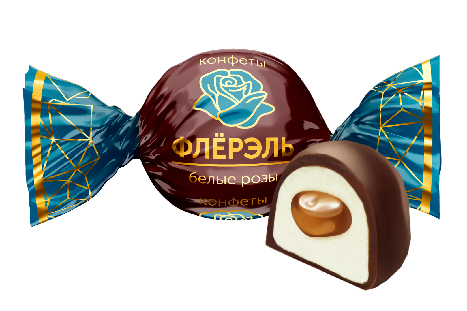 Конфеты "Флерэль белые розы" 1000г/SweetLife