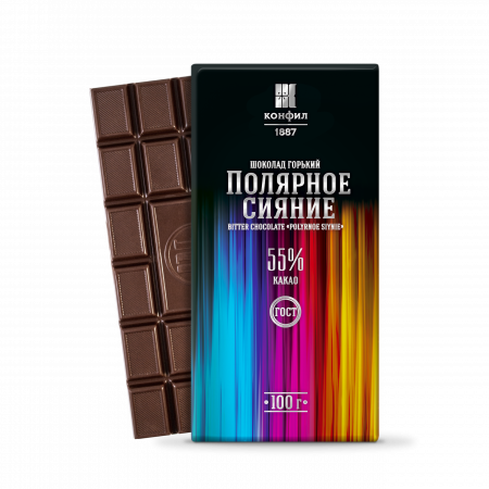 Шоколад "Полярное сияние" горький 100г/КОНФИЛ