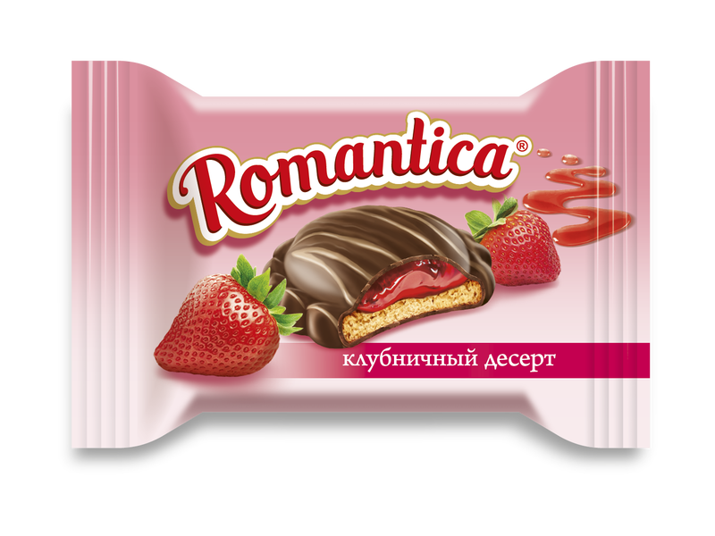 Романтика  клубничный десерт 1 кг/КФ Славянка