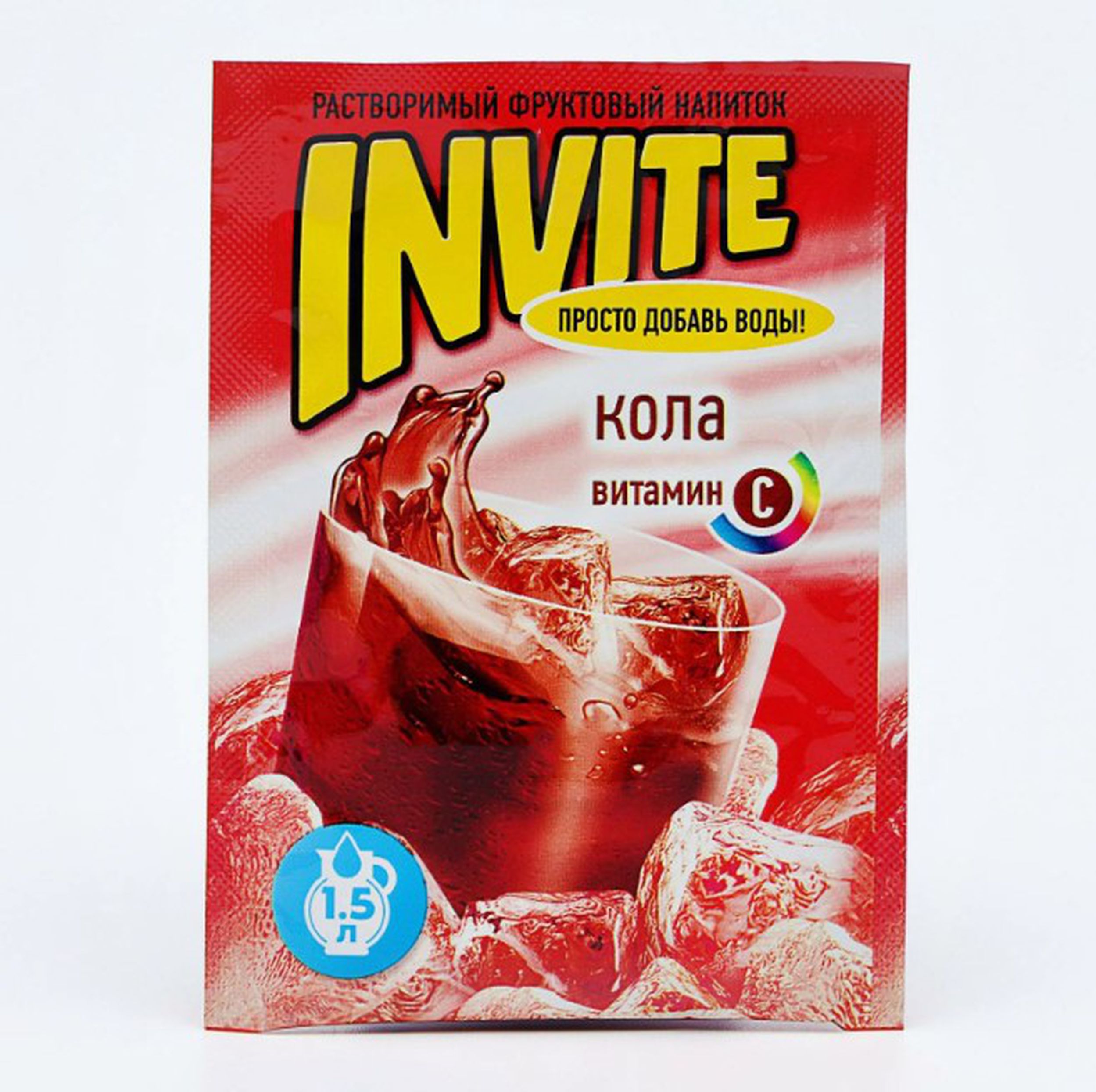 Растворимый напиток "Invite" Кола 9г/24шт/Candy Club