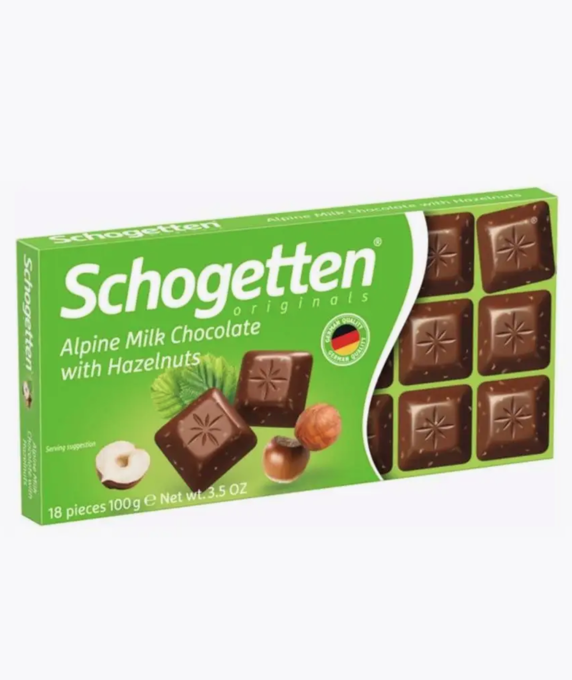 Шоколад "Schogetten Alpine" молочный с фундуком 100г/Ludwig Schocolade Gmbh