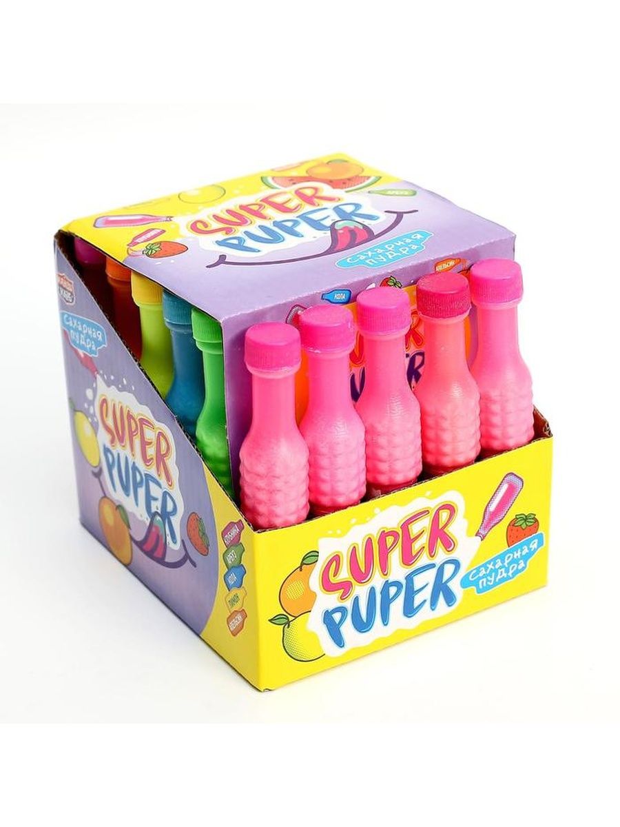 Сахарная пудра "Super Puper" 16г/30шт/Candy Club