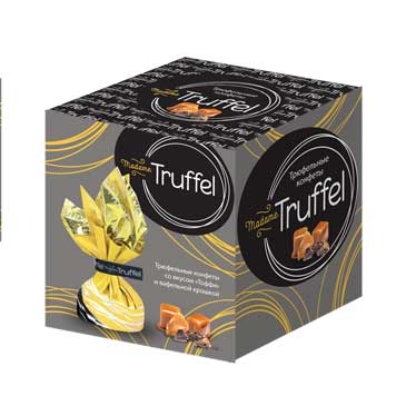 Набор конфет "Madam Truffel" со вкусом Тоффи и вафельной крошкой 110г/Шоколадный Кутюрье