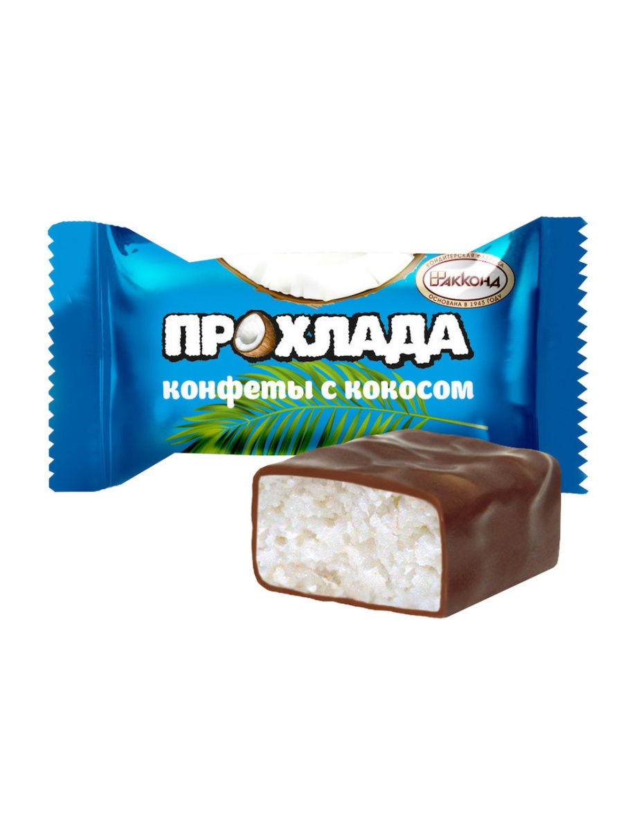 Конфета Прохлада с кокосом 4кг/Акконд