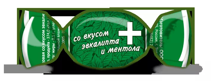 Карамель "Sla Sti" леденцовая со вкусом Эвкалипта и ментола 1 кг/КФ Сласти