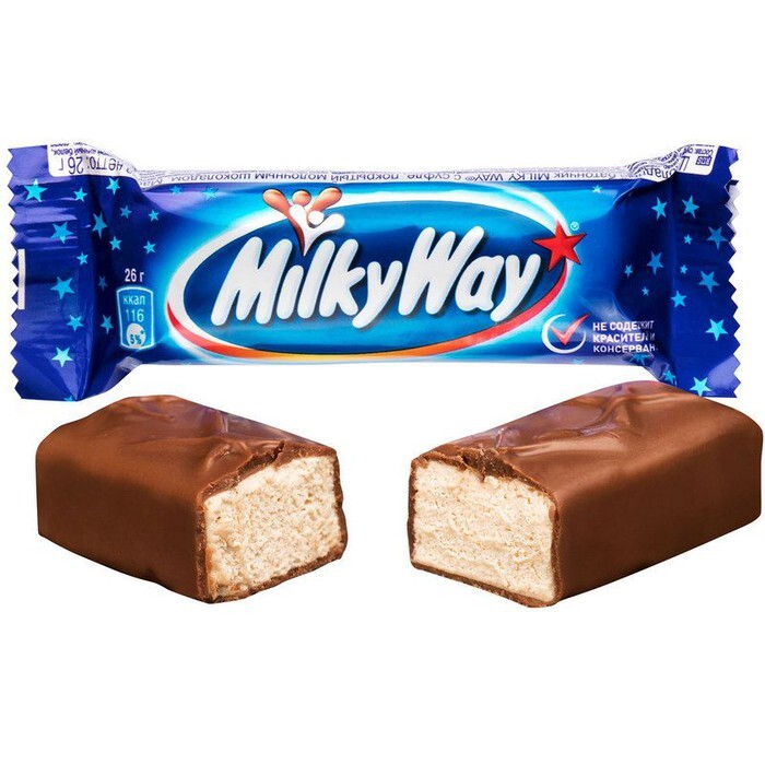 Молочный шоколад "Milky Way" 26 гр/Mars