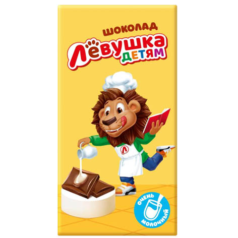 Шоколад молочный "Левушка детям" 50г/Славянка