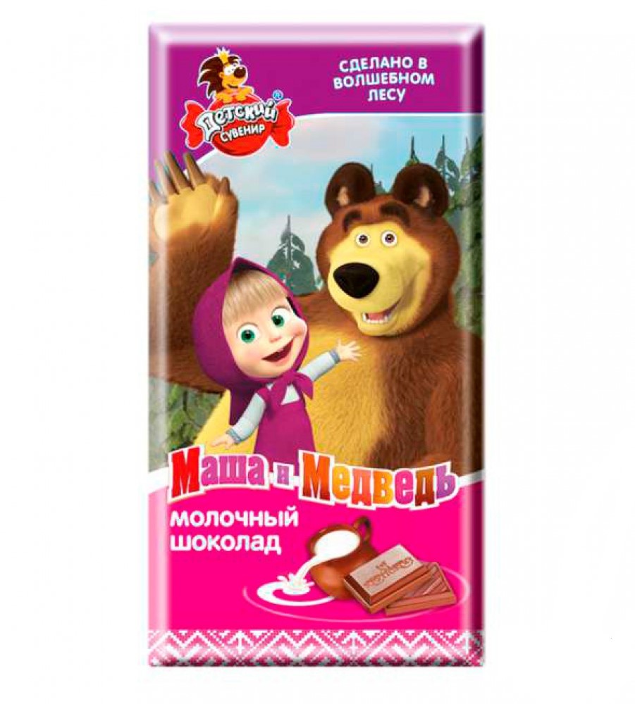 Шоколад молочный "Детский сувенир" 85г/КФ Крупской