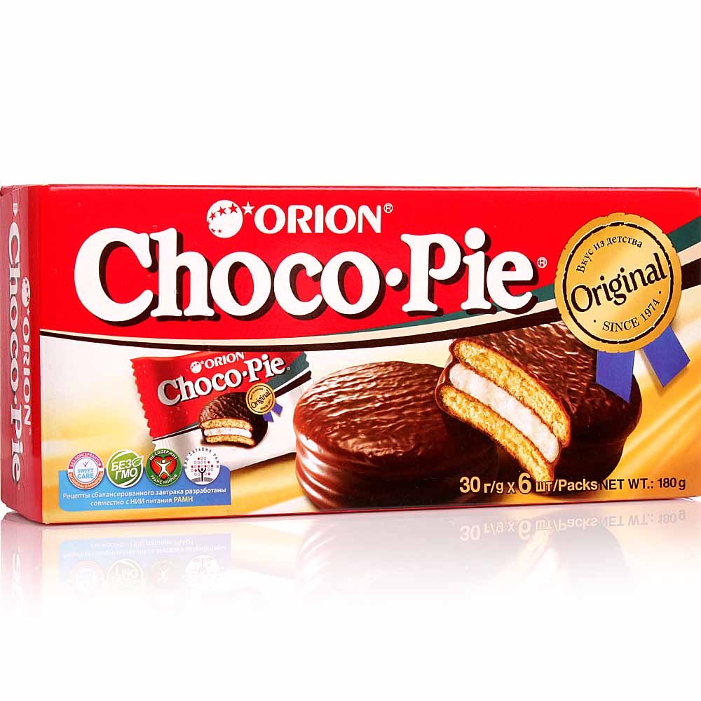 Печенье "Choco Pie" 30г/6шт/Orion