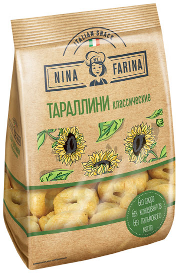 Тараллини "Nina Farina" классические 180г/24шт/KDV