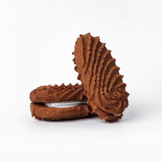 Печенье Шансон шоколадное с начинкой Пломбир 3,5кг/Хочу-Хочу
