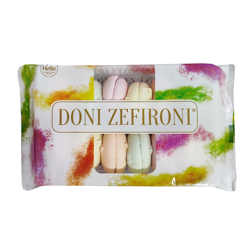 Зефир "DONI ZEFIRONI" ассорти 420г/КФ Нева