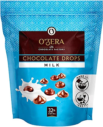 Шоколад "О'zera" Milk drops 80г/Озерский Сувенир