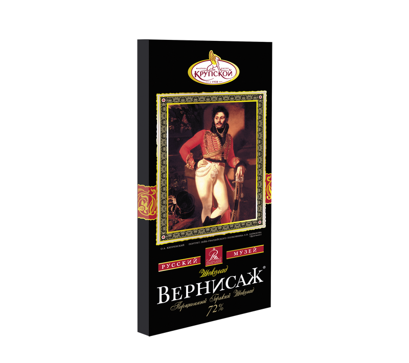Шоколад горький 72% Вернисаж 88г/КФ Крупской