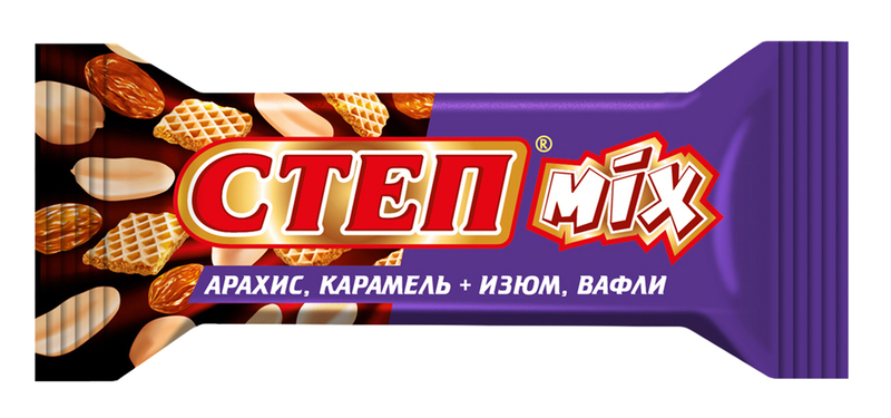 Конфеты вафельные глазированные "Степ mix" 44г/20шт/КФ Славянка