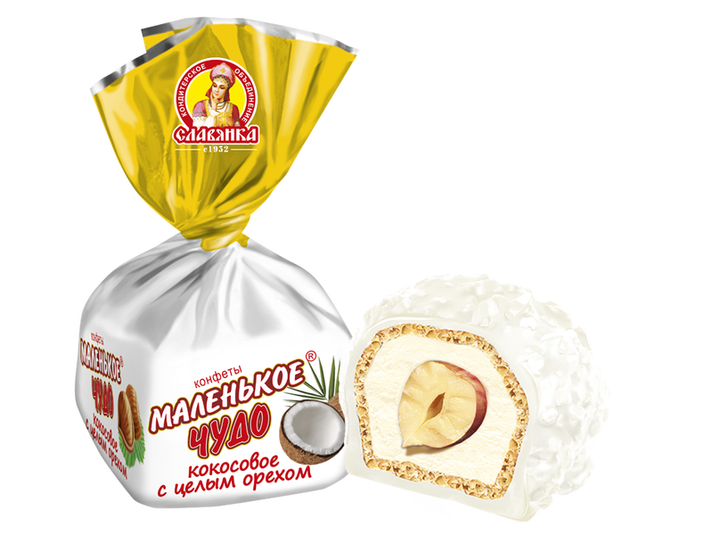 Конфеты  "Маленькое чудо" кокосовое 1 кг/КФ Славянка
