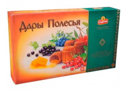 Набор конфет с начинкой "Дары полесья" 282г/Спартак