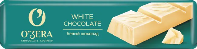 Шоколад "O'Zera" white 45г/30шт/Озерский Сувенир