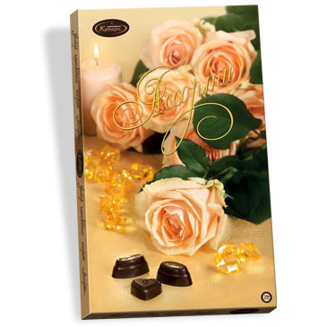 Набор конфет Ассорти "Кремовые розы" 250г/Шоколадный Кутюрье