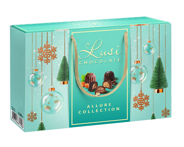 Набор конфет "LUSI CHOCOLATE ALLURE COLLECTION" НГ ментоловая 308г/Люси