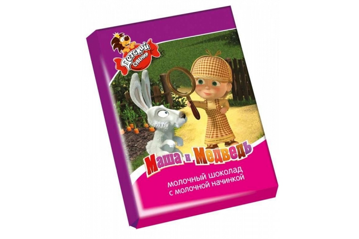 Шоколад молочный Детский сувенир с начинкой 20гр/КФ Славянка