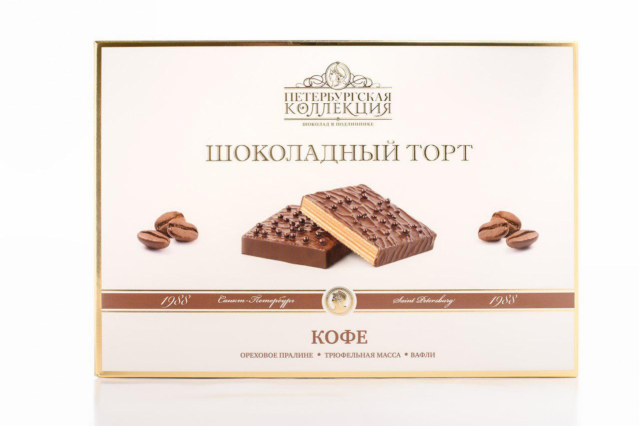 Шоколадный торт Кофе 650г/Петербургская Коллекция