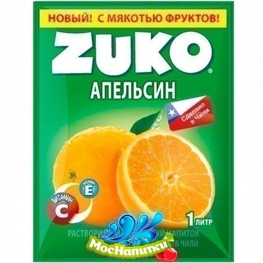 Растворимый напиток "ZUKO" Апельсин 20г/12шт/Candy Club