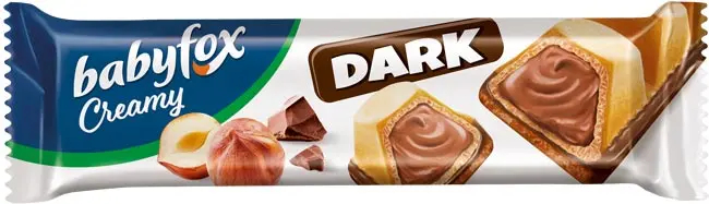Батончик "Baby Fox Creamy Dark" орех 18,2г/24шт/KDV