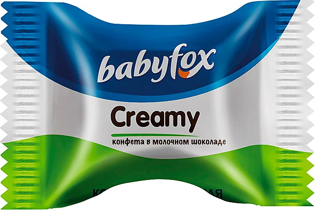 Конфеты "Baby Fox Creamy" вафельные 2кг/KDV