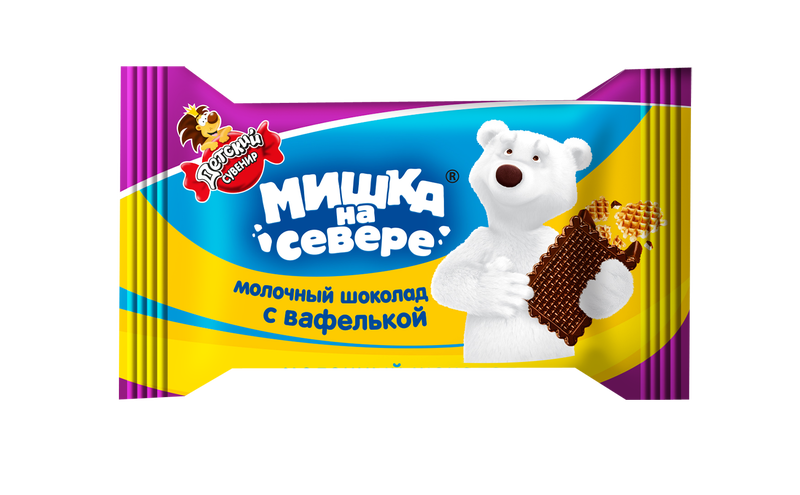 Мишка на севере с вафлями 3,5кг/КФ Крупской