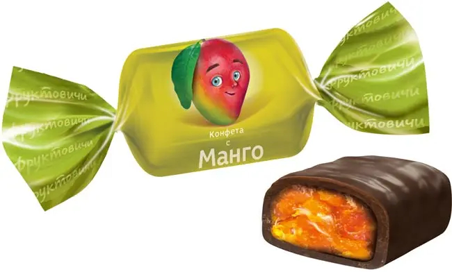 Конфеты "Манго" в темной глазури 500г/Озерский Сувенир
