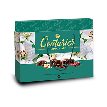 Набор конфет "Лилии" 320г/Шоколадный Кутюрье