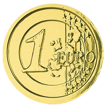 ШОколадные монеты "Евро" 6г/120шт/Монетный двор