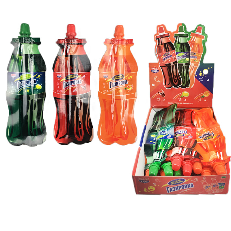 Жидкая карамель "Газировка" ассорти 20г/24шт/Candy Club