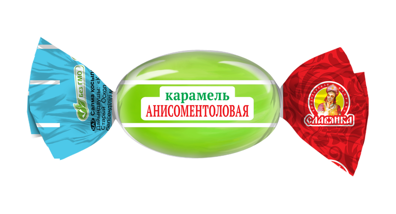 Карамель леденцовая "Анисоментоловая" 1кг/6пак/КФ Славянка