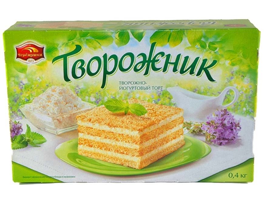 Торт творожно-йогуртовый Творожник 400г/Черемушки