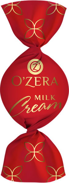 Конфеты O'zera Milk cream 500г/6пак/Озерский Сувенир