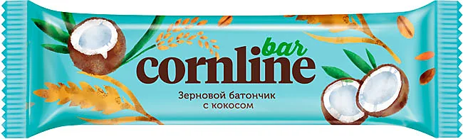 Батончик зерновой "Cornline" кокос 30г/18шт/8бл