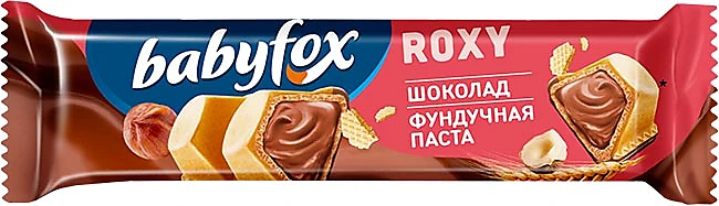 Батончик "Roxy" шоколад/фундучная паста 18,2г/24шт/KDV
