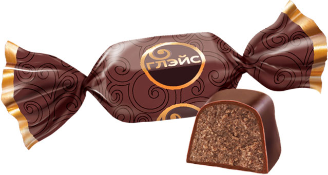 Конфеты "Глэйс" с шоколадным вкусом 500г/KDV