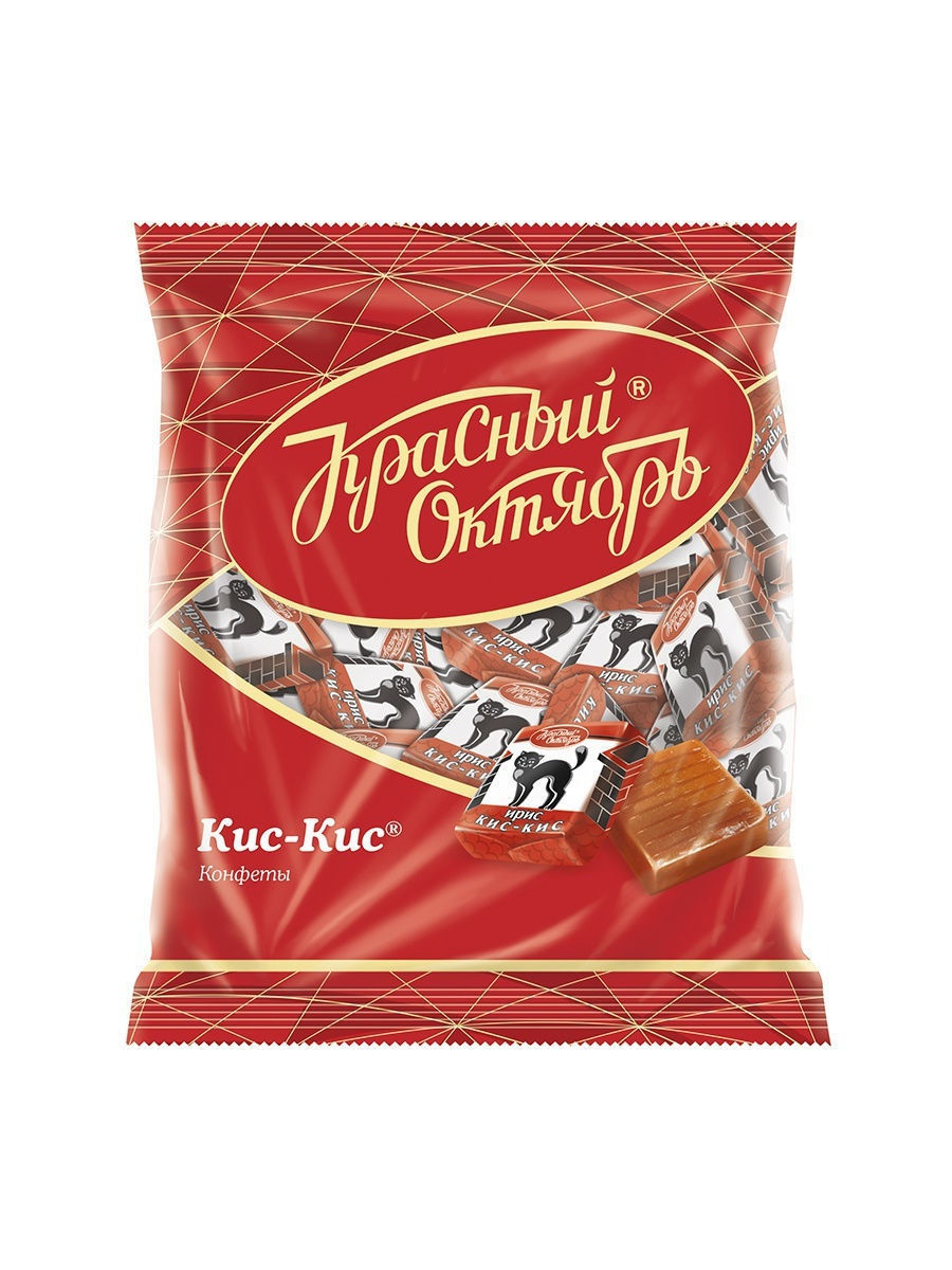 Ирис "Кис-Кис" 250г/12шт/Красный Октябрь