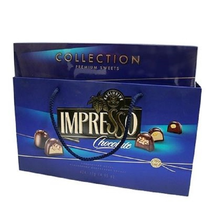 Набор шоколадных конфет IMPRESSO PREMIUM BLUE 424г / Спартак