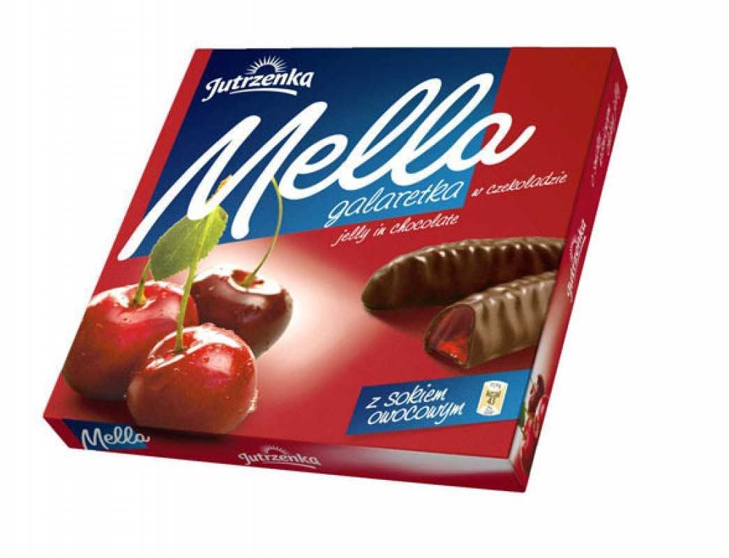 Мармелад в шоколаде "Мелла"- Вишня 190г/Коста