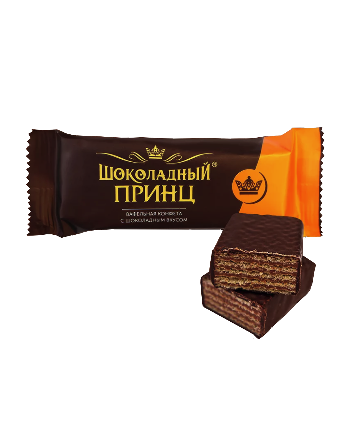 Конфеты "Шоколадный принц" вафельные глазированные 1 кг/КФ Крупская