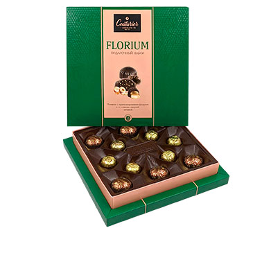 Набор конфет "Florium" Тюльпаны 170г/Шоколадный Кутюрье