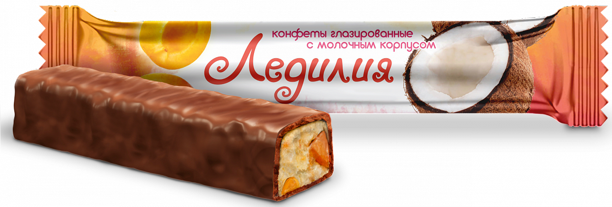 Конфеты "Ледилия мини" глазированные с молочным корпусом 2 кг/КОНФИЛ