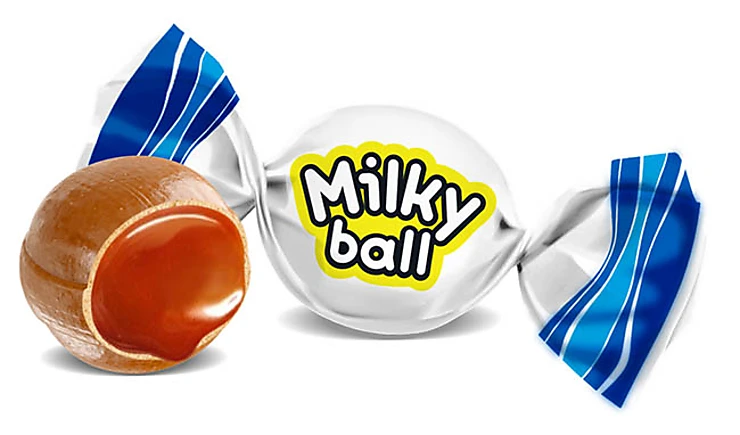 Карамель молочная "Milki Ball" 500гр/KDV