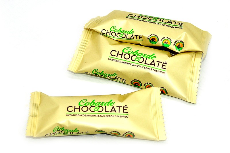 Конфеты "Сo barre de Chocolat" мультизлаковые с белой глазурью 2кг/Ваш Шоколатье+